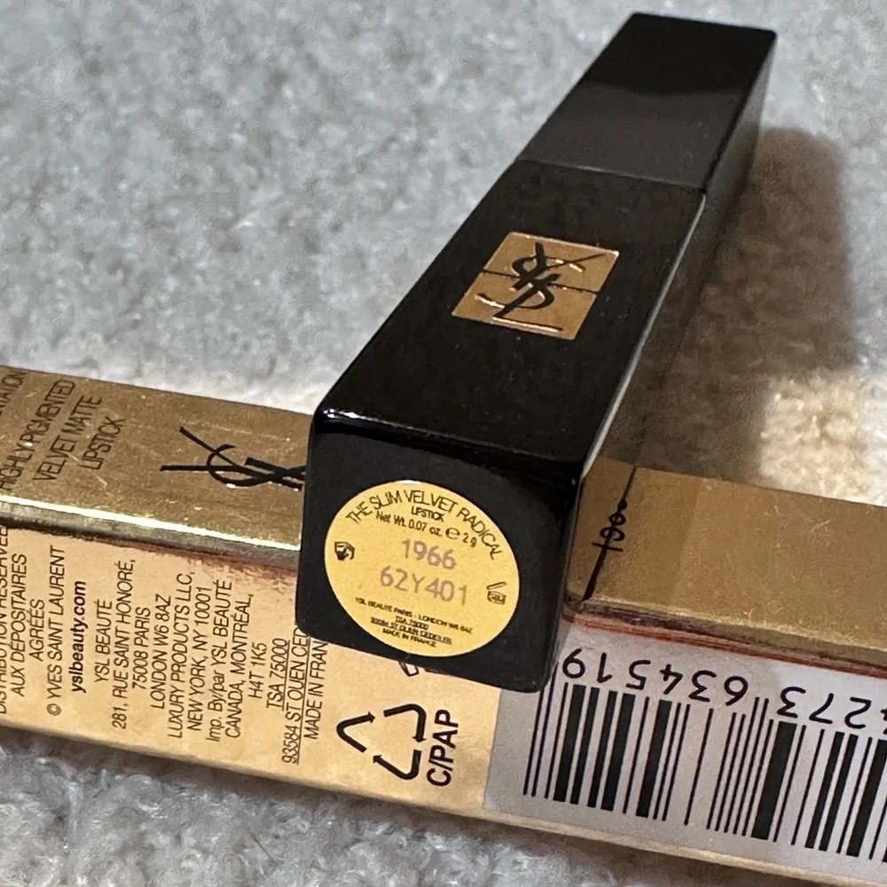 NEW YSL The Slim Velvet Radical Highly Pigmented Velvet Matte Lipstick-#1966